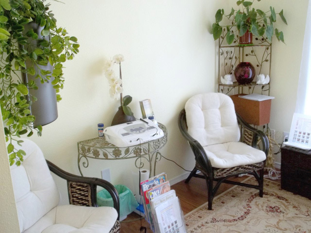 Welcoming consultation room at European Rejuvenation Center in Bellevue